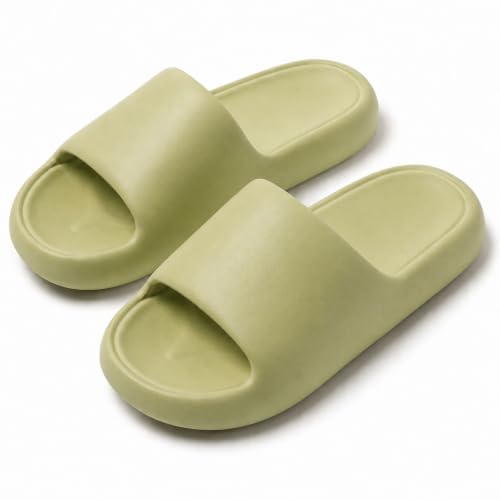 Cloud Slides for Women & Men, Soft EVA Thick Sole Indoor Outdoor Slippers at Amazon
