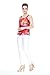 Hawaii Hangover Women's Hawaiian Tank Top in Sunset Red