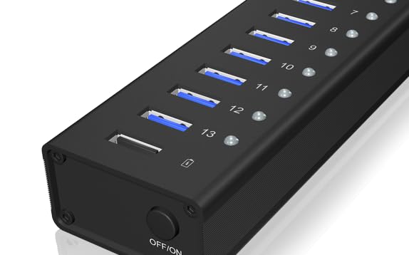Raidsonic ICY BOX IB-AC6113 13-Port USB 3.0 Hub