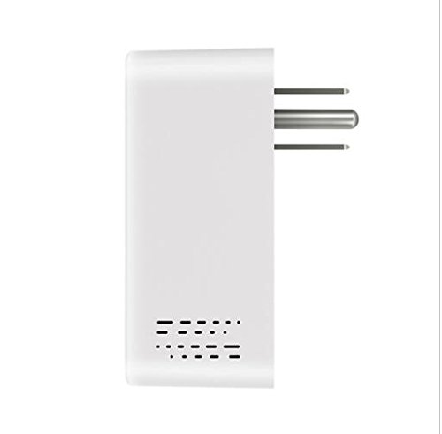 Broadlink SP3S Wi-Fi Smart Timer Plug With Energy Monitoring,Wireless Remote Control Socket with Night Light Energy Meter Home Automation