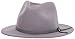 Brixton Men's Coleman Medium Flat Brim Felt Fedora Hat