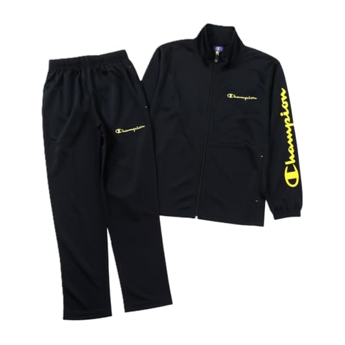[チャンピオン] ジャケット キッズ 長袖 UVカット 速乾 スクリプトロゴ トレーニングスーツ スクールベーシックスポーツ CK-DSW01Z-094-160