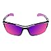 Hulislem S1 Sport Polarized Sunglasses FDA Approved (Black-Purple)