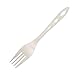 100% Compostable Non Plastic Forks [100 Pack] CPLA Disposable Forks. Non Plastic Silverware Set. Eco-Friendly Cutlery, Off White Flatware, Extra Sturdy Utensils, by Earth's Natural Alternative