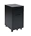 OSP Designs Pro-Line II PRD3085-BLK Prado Mobile File in with Hidden Drawer and Castors, Black