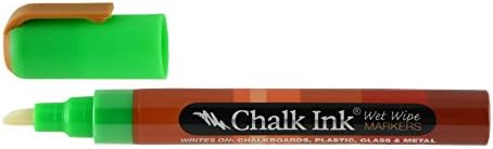 Chalk Ink 6mm Eco Green Wet Wipe Marker