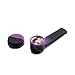 Travel Silicone Hookah Accessory With Lid | Portable and Easy to Clean (BlackPurple)