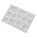 Lychee Water Drop Square Round Rectangle Silicone Pendant Mold DIY Jewelry Making Mould Tool