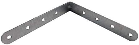 OMIDEAS 20 x Angle Bracket (100 x 100 x 16) 90 Degree L Shape Corner Brace Plate Wood Metal Connecting Fixing Joining Repair Support Galvanised Connector - Image 3