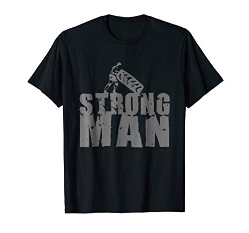 Strongman T Shirt Powerlifting Gym Strength Training T Shirt