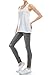 Loose Fit Long White Tank Tops Women Plus Size White/White XL