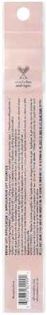 e.l.f. Brow Lift Applicator Dual-Ended Eyebrow Brush Wax Gel Spoolie Black view 2
