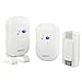 Wireless Doorbell, AVANTEK Waterproof Chime Kit, Operating at 300 Meters, 2 Plug-in Receivers, 36 Melodies to Choose From, 4 Volume Levels, Black (DB-12W1)