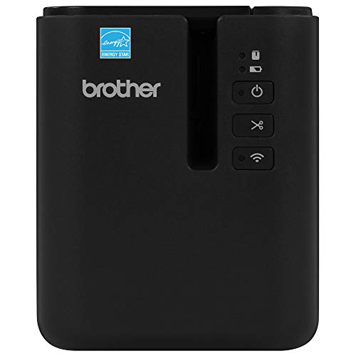Brother P-Touch PT-P950NW Industrial Network Laminate Label Printer, Up to 36 mm Labels, Standard USB 2.0 and Serial, Ethernet, Built-in Wi-Fi®, Optional Bluetooth®,Black