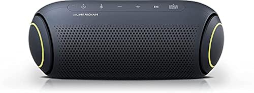 LG XBOOM Go Bluetooth Speaker PL5 Wireless IPX5 Waterproof Portable Audio  Dual Bass Meridian Sound Boost, 18 Hour Battery Life, LED Lighting (2021 - Main Image