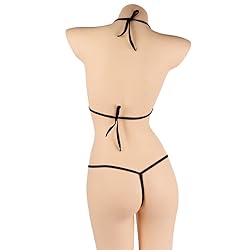 LinvMe Women's Sheer Mesh Micro Bikini Extreme