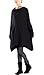 Mordenmiss Women's Leisure Long Sleeve Boat Neck Fall Tops Black US S-L