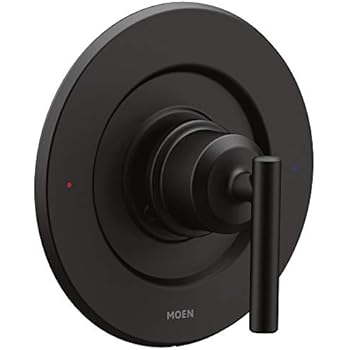 Moen T2901BL Gibson Posi-Temp Pressure-Balancing Modern Valve Trim, Valve Required, Matte Black