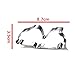 3 Pcs Cookie Cutter Set for Snoopy Shape - Stainless Steel