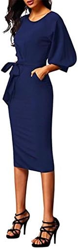 Professional Womens Clothing Business Professional Dresses With Sleeves Knee Length
