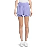 Avia Activewear Women's Running Shorts with Bike Liner (as1, Alpha, x_l, Regular, Regular, Peri)