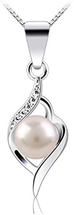 Love N Legacy 18K Gold Plated 925 Silver Necklace and Korean Pearl Pendant.