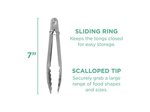 image for Candlewood Imports Mini Stainless Steel Salad Appetizer Catering Buffe