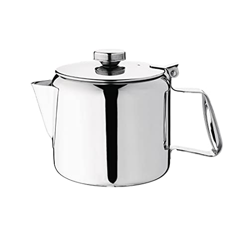 Olympia Concorde Dishwasher Safe Stainless Steel Teapot, 32oz