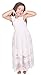 Bow Dream Off White Black A-line Sleeveless Vintage Lace Flower Girl's Dress