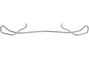 Brake Caliper Retaining Spring for Mazda 3 5 6 2004-2014 - Anti-Rattle Clip Replacement with OEM BP4K-33-233, Metal, Silver