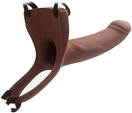 Plhcr Immense Sizing Hǒllǒw Strápǒn for Men Women Couples Role Play plhcr (Color : Brown)
