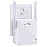 Ahutoru Wi-Fi Range Extender, Access Point Mode /Repeater Mode WiFi Repeater With Micro USB Port (White)