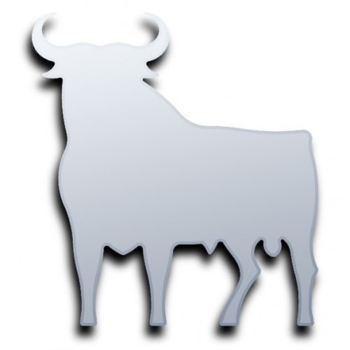 Super Cool Creations Bull Mirror - 50cm x 45cm