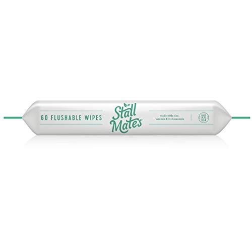 Stall Mates 60Wipe Home Pack Flushable and Hypoallergenic Moist Wipes