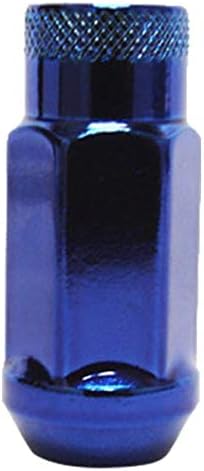 33006U Monster Open End Lug Nut Set of 20, Blue, 14 x 1.50