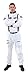 UNDERWRAPS Morris Costumes Halloween Mens Astronaut Cosplay Costume White - Standard