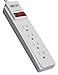 Tripp Lite 4 Outlet Surge Protector Power Strip, 4ft Cord, 1,000 Insurance (TLP404)