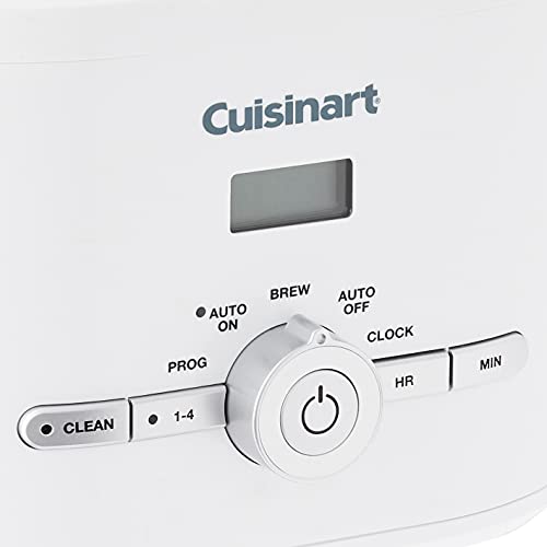 Cuisinart 12-Cup Classic Programmable Coffeemaker, White, 12-Cup, Programmable, DCC-1120NAS