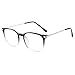 Simvey Square Computer Blue Light Blocking Glasses TR90 Frame Gaming Glasses Unisex Lucency