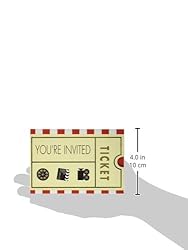 amscan International Folded Invite Hollywood, Pack