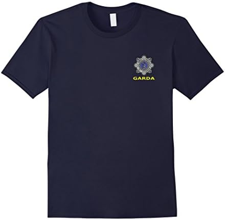 Men's Official Garda Siochana Irelands Police Fore Replica T-shirt 3XL Navy