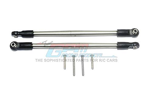 GPM Traxxas E-Revo VXL 2.0 / E-Revo Brushless Upgrade Parts Stainless Steel #304 Front/Rear Turnbuckle for Steering - 2Pc Set