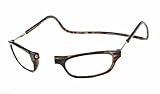 Clic Magnetic Long Size Reading Glasses in Smoke or Tortoise