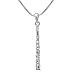 Spinningdaisy Silver Plated Woodwinds Musical Instrument Necklace (Flute)