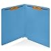 50 Blue End Tab Fastener File Folders - Reinforced Straight Cut Tab - Durable 2 Prongs Designed to Organize Standard Medical Files, Receipts, Office Reports - Letter Size, Blue, 50 Pack