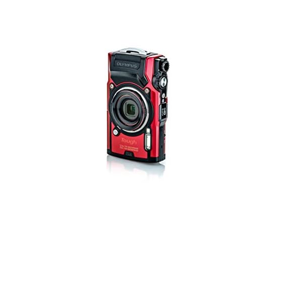 Olympus Tough TG6 Waterproof Camera, Red Electronics Accessories