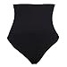 FIRSTLIKE Women Waist Cincher Girdle Tummy Slimmer Sexy Thong Panty Shapewear Black