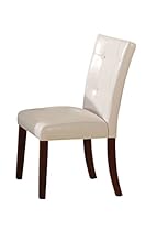 ACME Furniture 77054 Britney White PU Side Chair (Set of 2)