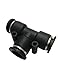 PneumaticPlus PUT-1/4 Push to Connect Tube Fitting, Union Tee - 1/4