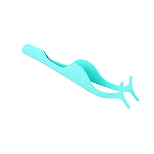 OVERMAL Hot False Eyelashes Extension Applicator Remover Clip Tweezer Nipper Beauty Tool (Sky Blue)